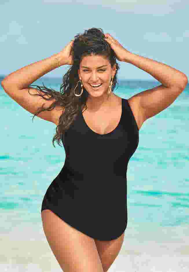 Sarong Front One Piece Swimsuit image number 0
