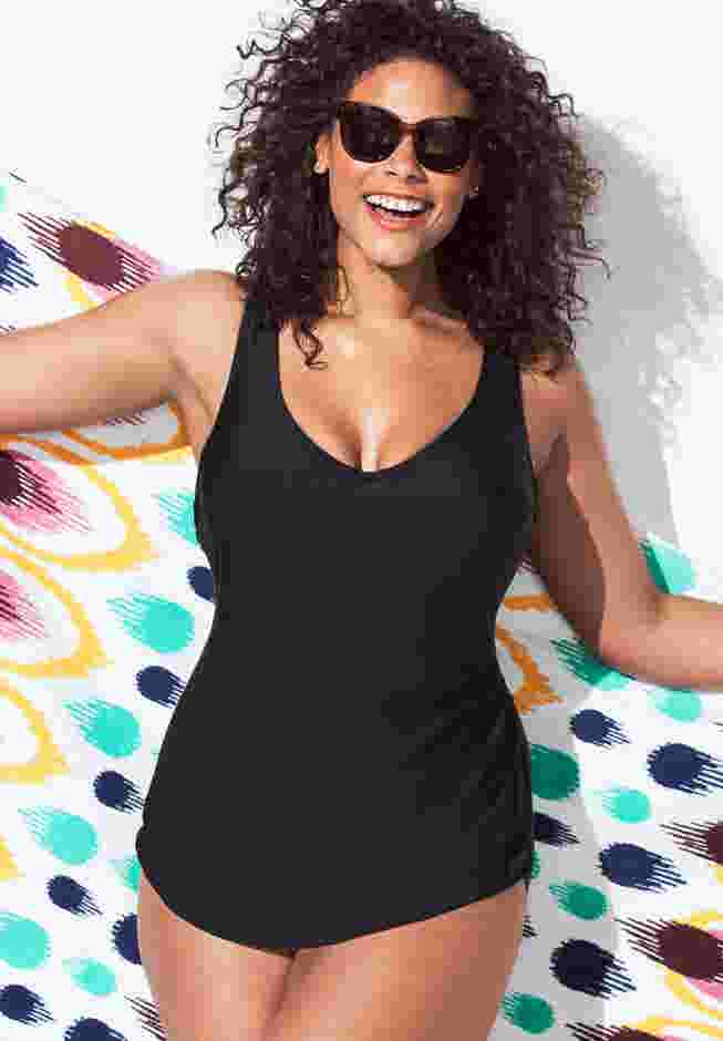Sarong Front One Piece Swimsuit image number 0