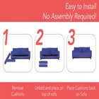 Adjustable Cushion Support Seat Savers, Recliner image number null