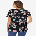 Notch-Neck Pocket Tee image number null