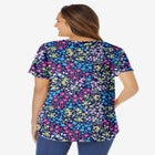 Notch-Neck Pocket Tee image number null