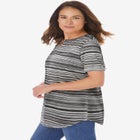 Notch-Neck Pocket Tee image number null