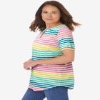 Notch-Neck Pocket Tee image number null