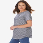 Notch-Neck Pocket Tee image number null