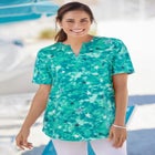 Notch-Neck Pocket Tee image number null