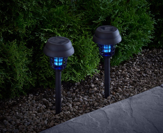2-in-1 Solar Insect Zapper Light, Set of 2 image number null