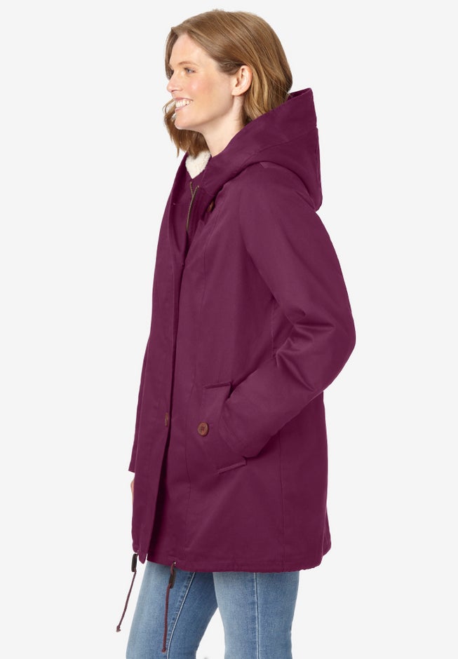 Sherpa-Lined Hooded Parka image number 2