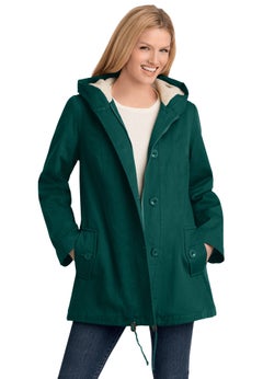 Sherpa-Lined Hooded Parka