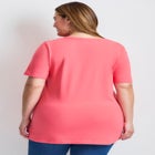 Short Sleeve Henley Tunic image number 1
