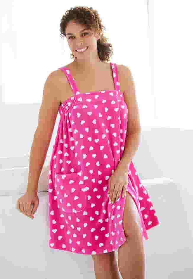 Dreams & Co.® Velour Towel Wrap image number 3