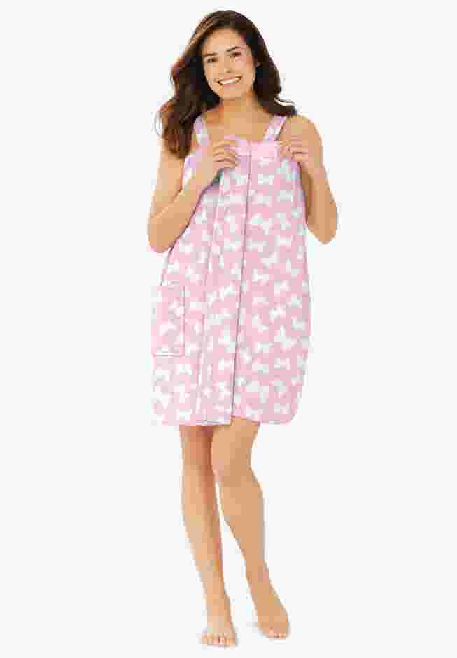 Dreams & Co.® Velour Towel Wrap image number 0