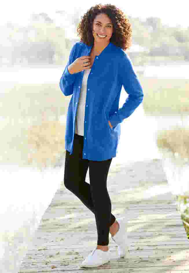 Fleece Baseball Jacket image number 0