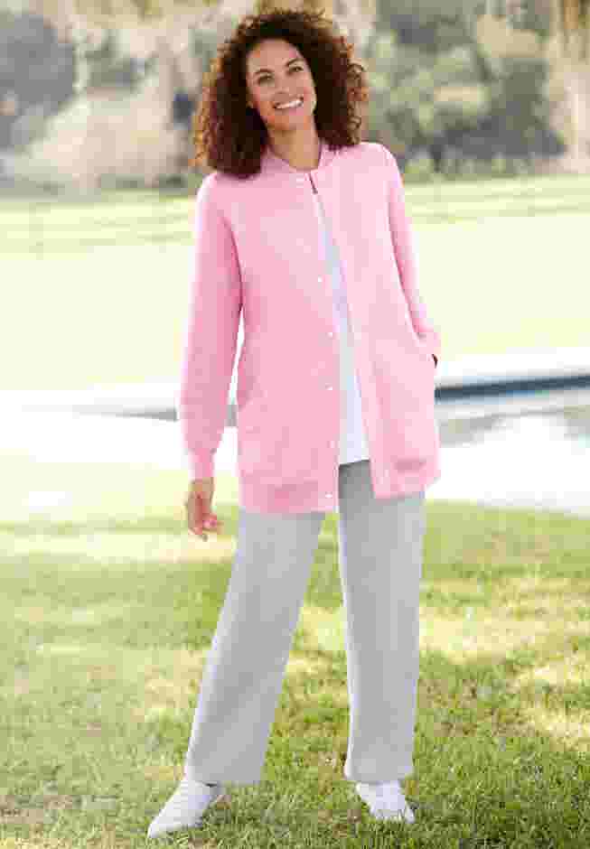 Fleece Baseball Jacket image number 0