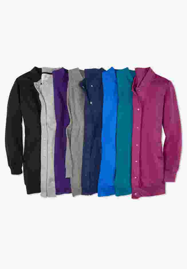 Fleece Baseball Jacket image number 4