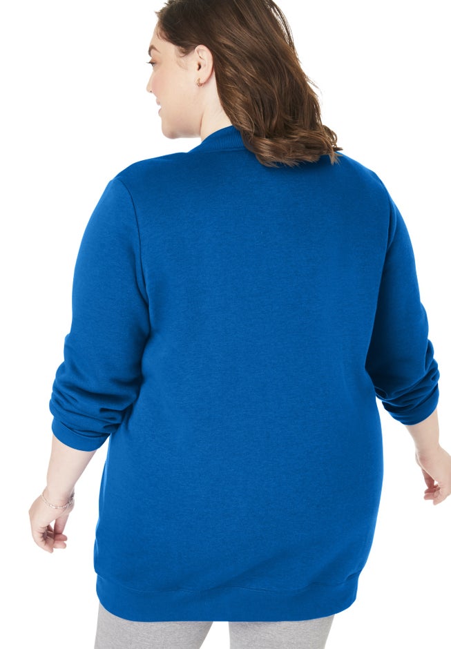 Fleece Baseball Jacket image number 1