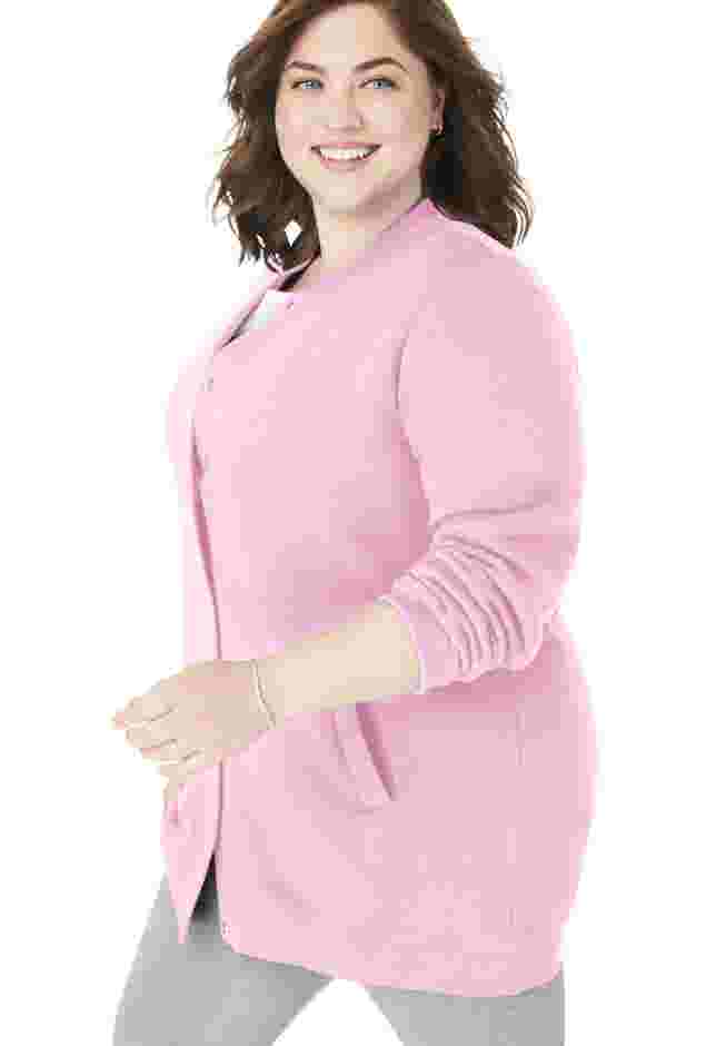 Fleece Baseball Jacket image number 2