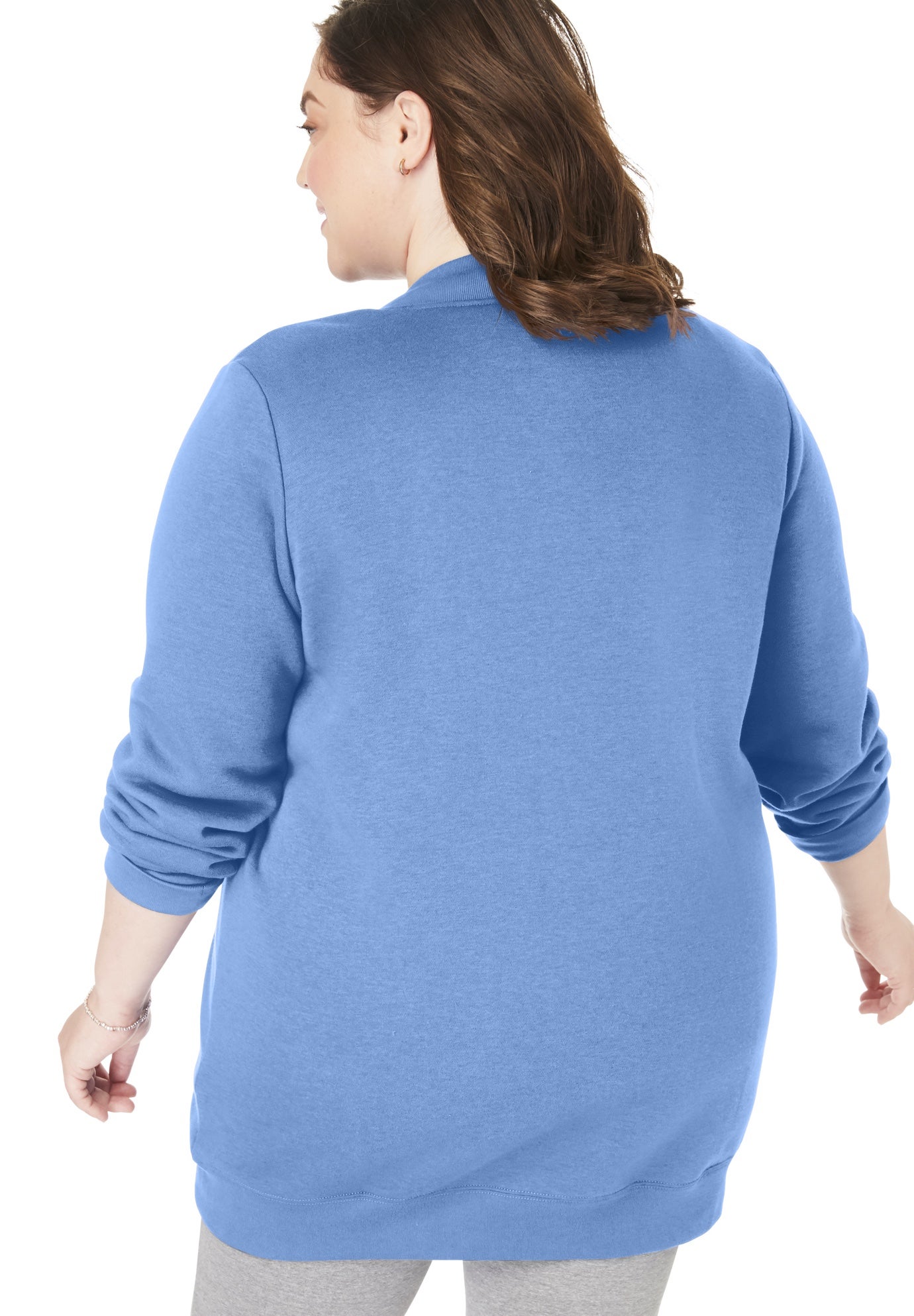 Fleece Baseball Jacket image number 1