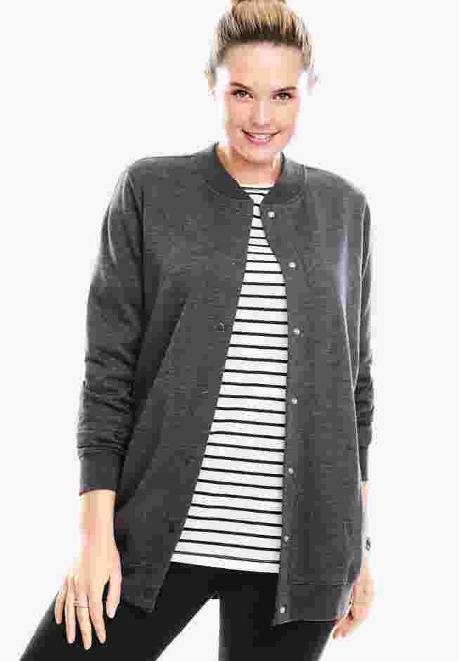Fleece Baseball Jacket image number 0