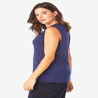 Ultrasmooth&reg; Fabric V Neck Tank image number null