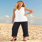 Ultrasmooth&reg; Fabric V Neck Tank image number null