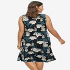 Sleeveless Knit Fit and Flare Knit Dress image number null