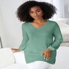 V-Neck Sweater Tunic image number null