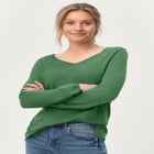 V-Neck Sweater Tunic image number 0