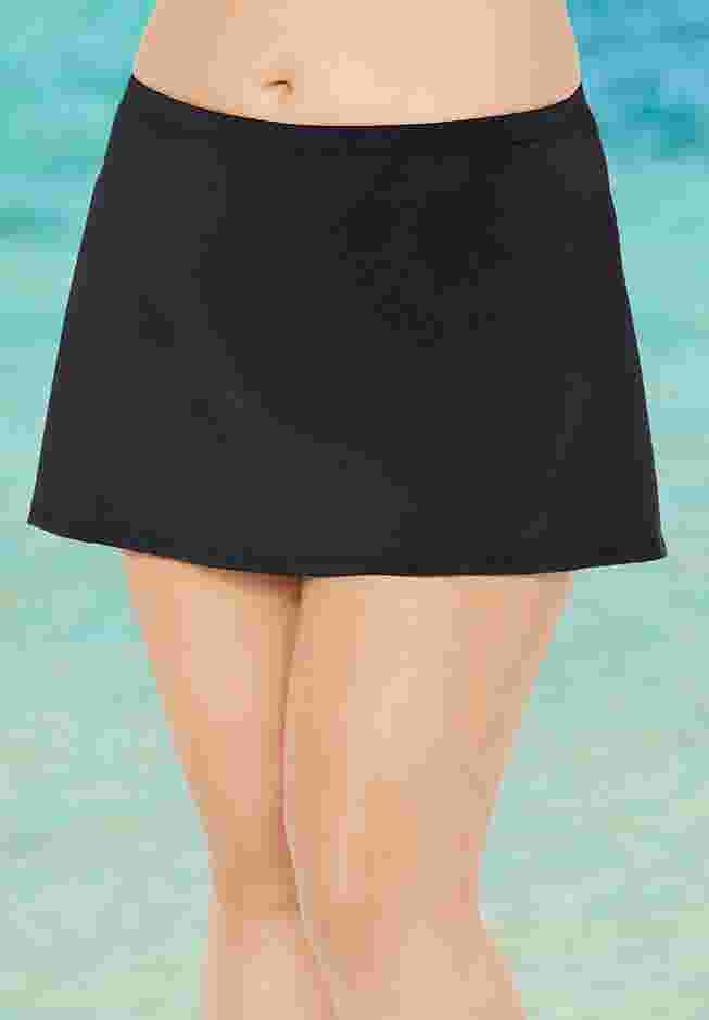 Chlorine Resistant A-line Swim Skirt image number 0
