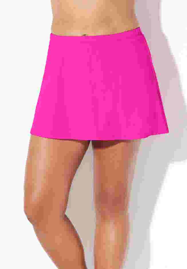 Chlorine Resistant A-line Swim Skirt image number 0