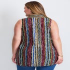 Zip Neck Hi-Low Shirt image number 1