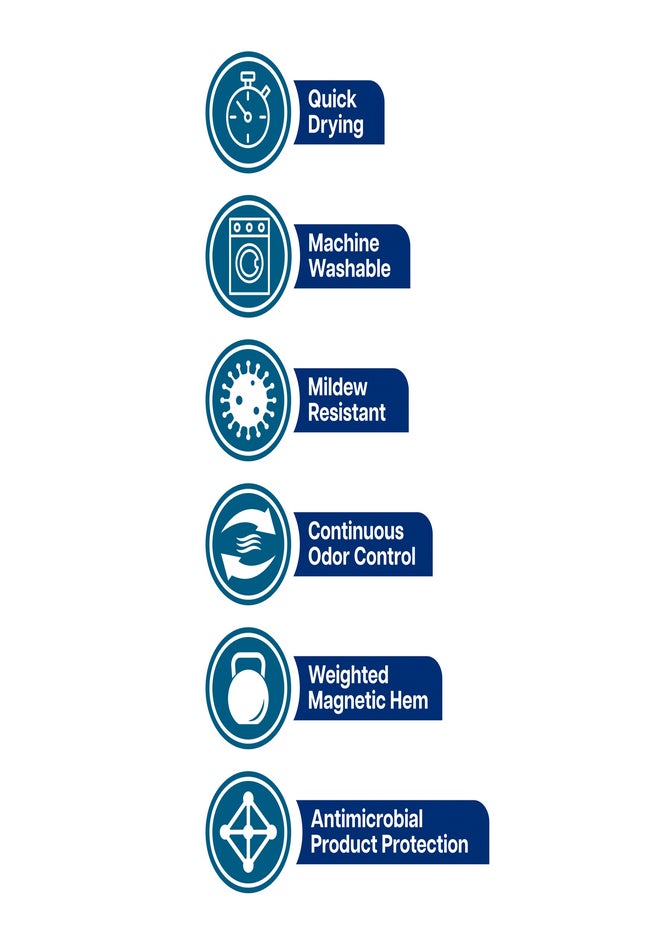 Arm & Hammer Shower Curtain image number 1