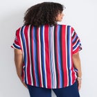 Knot Front Dolman Sleeve Blouse image number 1