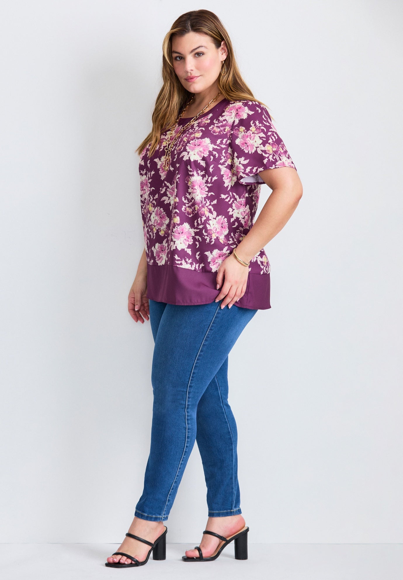 Color Block Hem Top image number 2