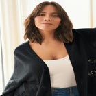 Pointelle Fringe Cardigan image number 3