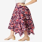Plus Size Handkerchief Hem Skirt image number null