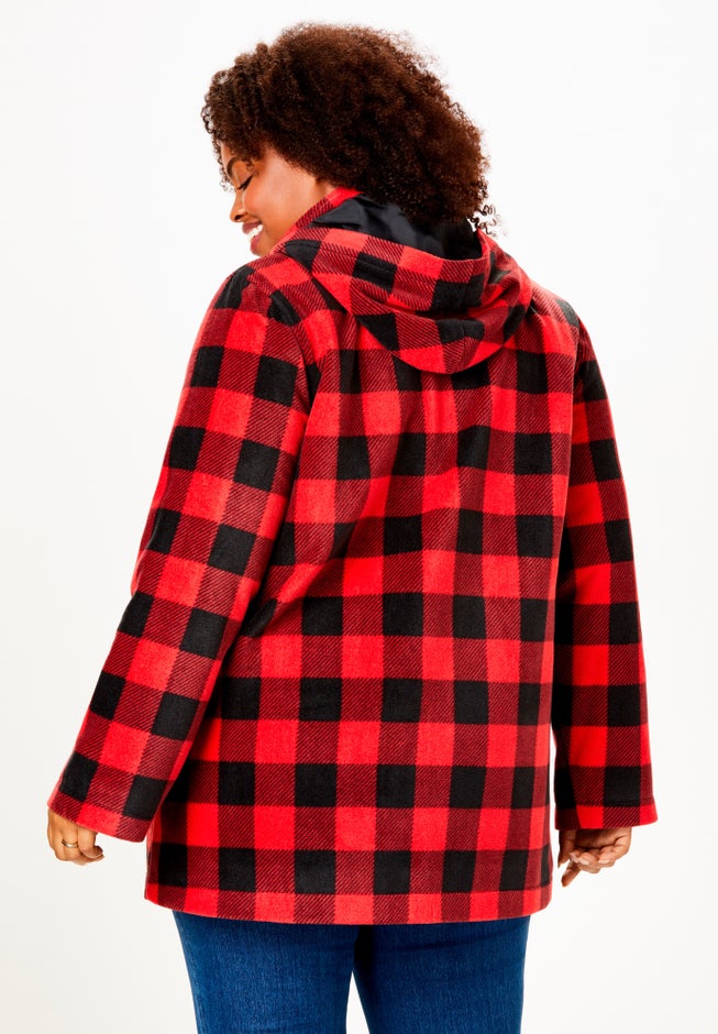 Hooded Fleece Coat image number 1
