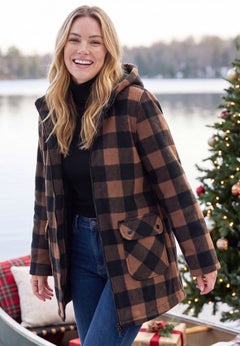 Hooded Fleece Coat