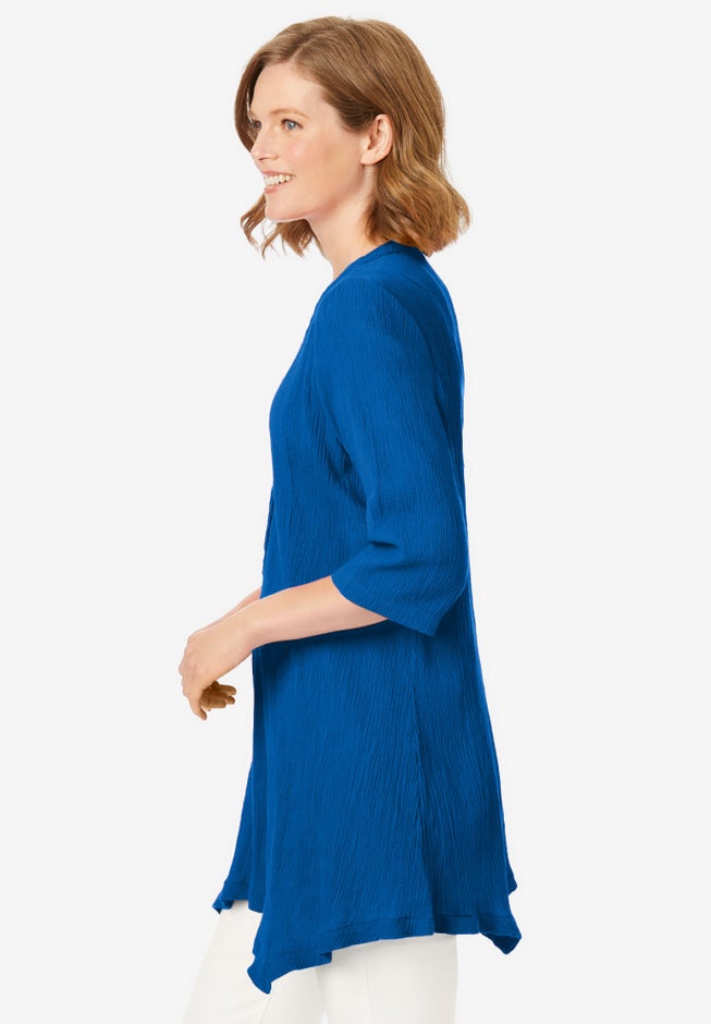 Handkerchief Hem Henley Tunic image number 2