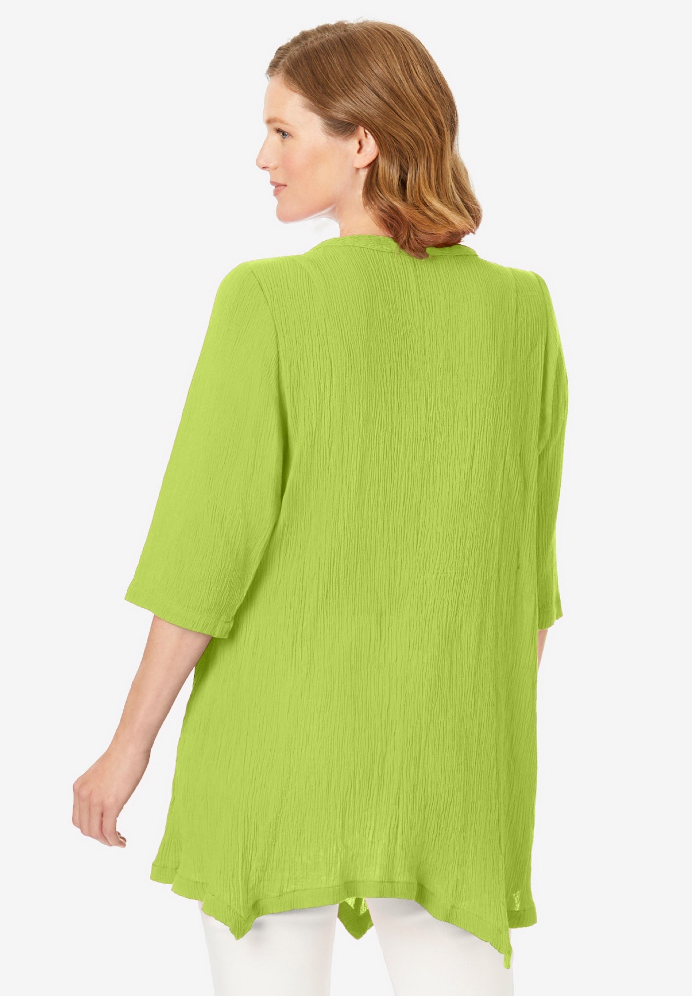 Handkerchief Hem Henley Tunic image number 1