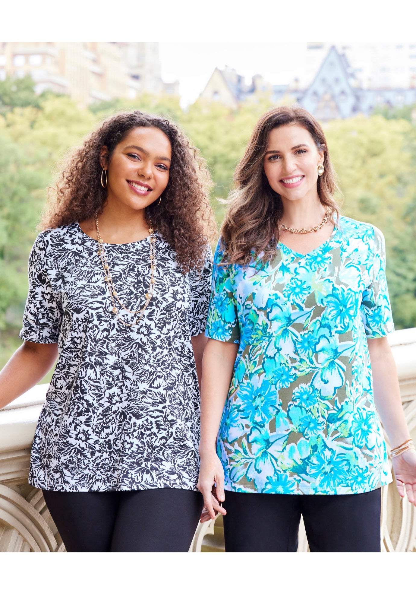 Suprema&reg; Ultra-Soft Scoopneck Tee image number 4