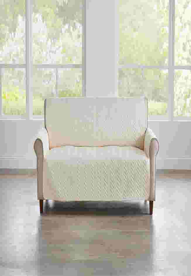 Herringbone Sofa Protector image number 0
