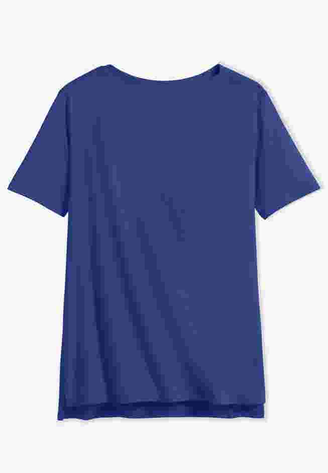 Perfect Short-Sleeve Boatneck Tunic image number 4