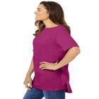 Perfect Short-Sleeve Boatneck Tunic image number null