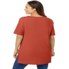 Perfect Short-Sleeve Boatneck Tunic image number null