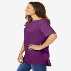 Perfect Short-Sleeve Boatneck Tunic image number null
