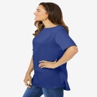 Perfect Short-Sleeve Boatneck Tunic image number null