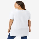 Perfect Short-Sleeve Boatneck Tunic image number null