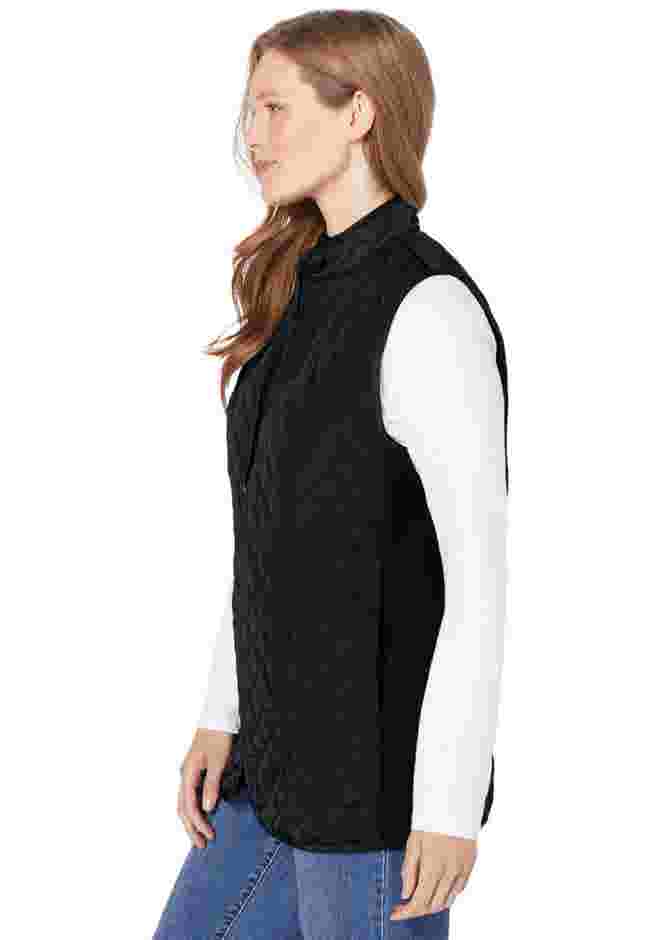 Zip-Front Quilted Vest image number 2