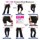 Stretch Cotton Snap-Trim Legging image number null