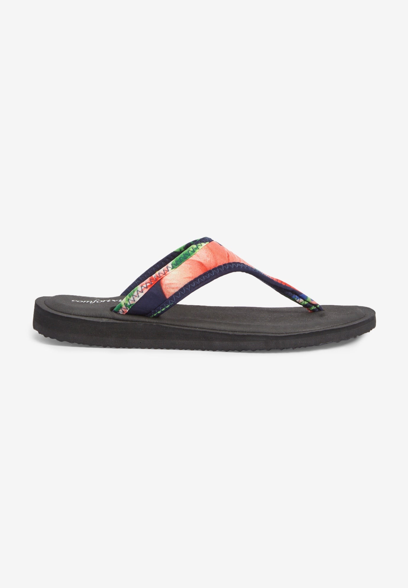The Sylvia Soft Footbed Thong Slip On Sandal image number 3